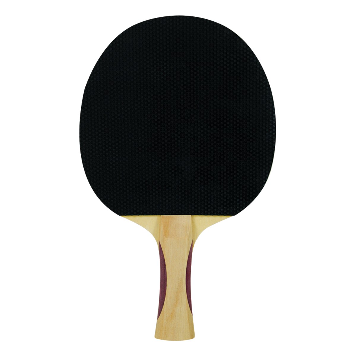 Butterfly Vortex Racket (Pips-out 1.5mm): Close up of backside of vertical profile